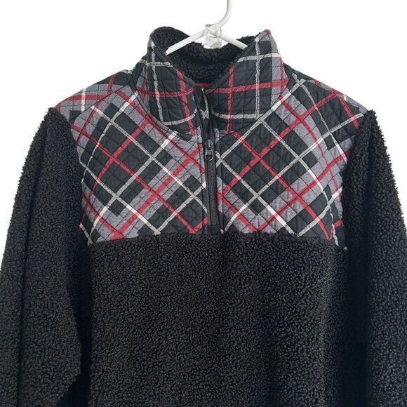 Vera Bradley Teddy Fleece Pullover Fireplace Plaid size 2XL - Picture 4 of 13